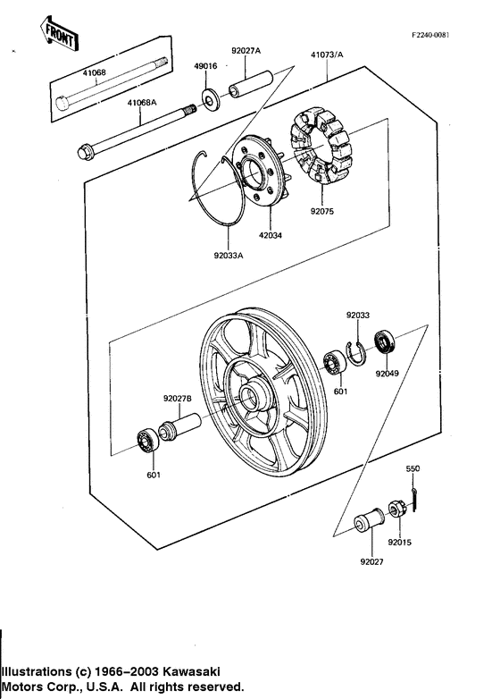 Rear wheel/hub