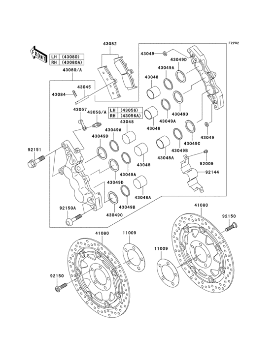 Front brake(a4)