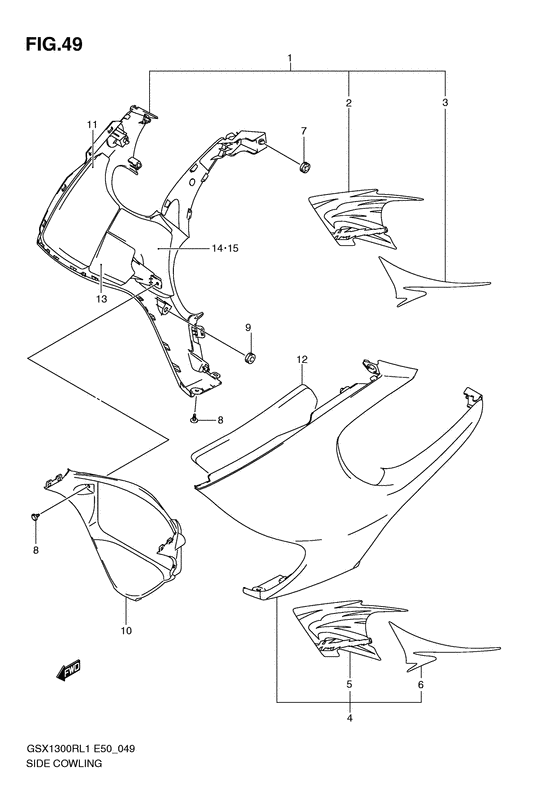 Side cowling