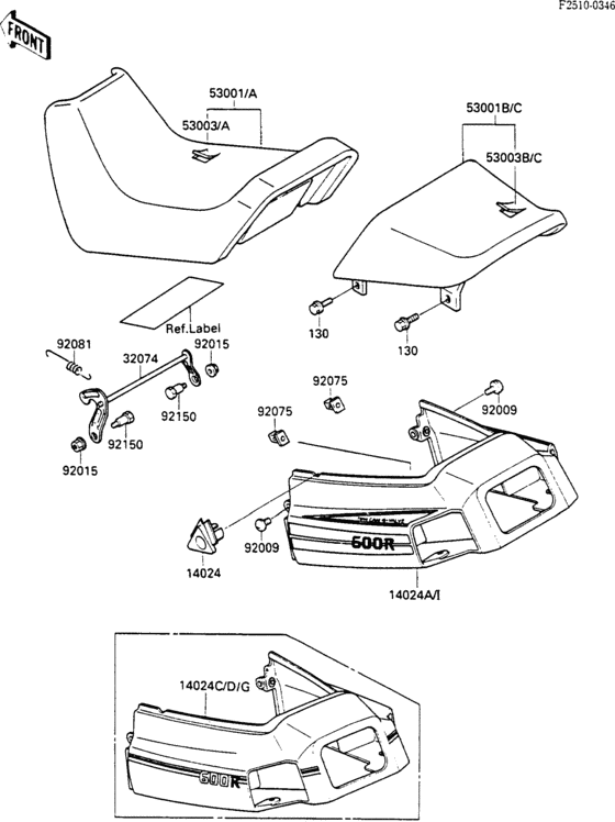 Seat(zx600-c1)