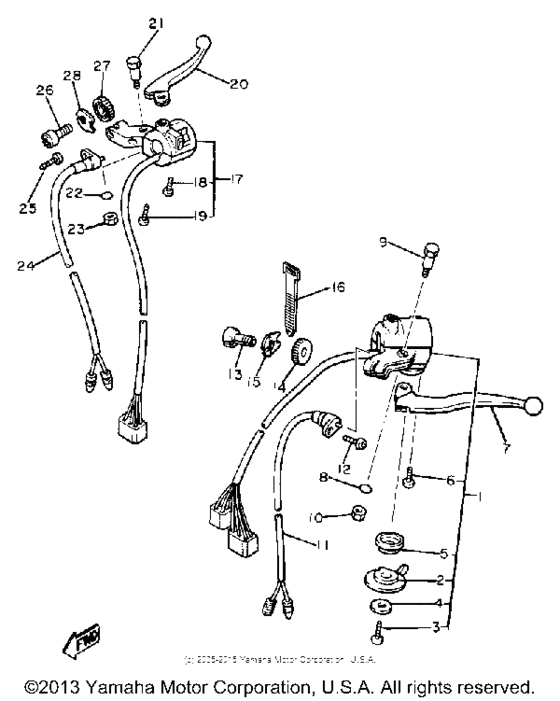 Handle switch-lever