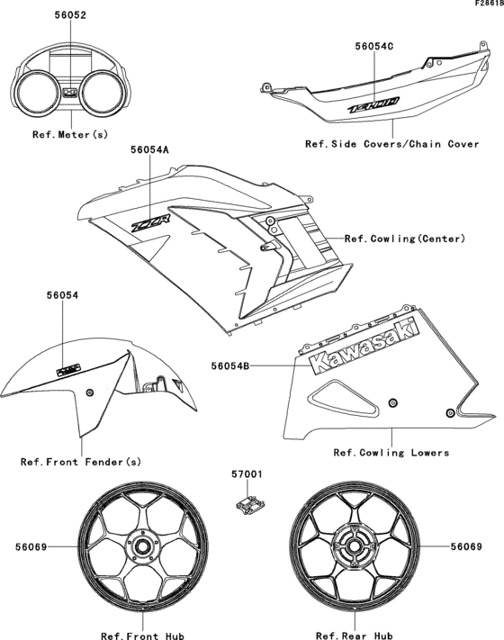 ZX1400 Decals(black)(fdfa)
