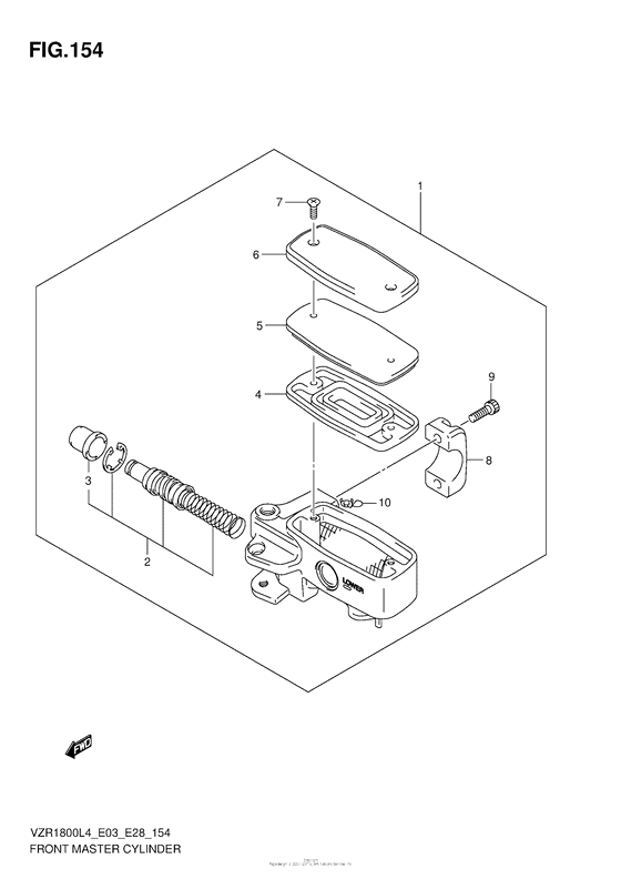 Front Master Cylinder (Vzr1800Zl4 E28)
