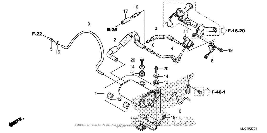 Evap Canister (Cbr600Ra)