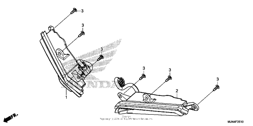 CTX1300 (ABS) Сигналы поворота передние