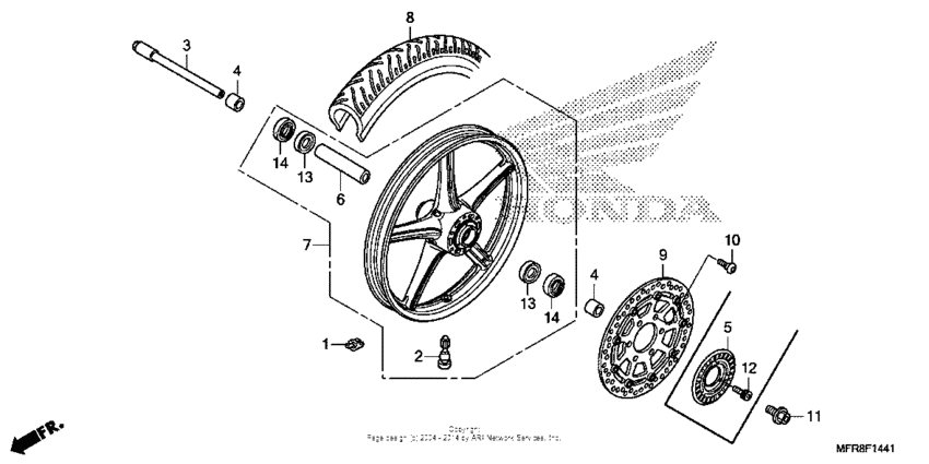Front wheel (2)