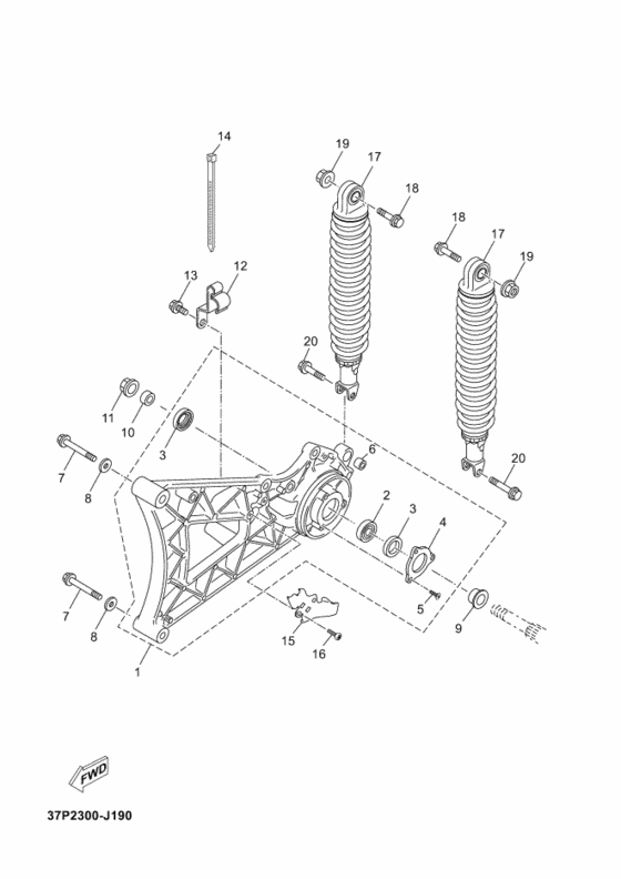 Rear arm & suspension