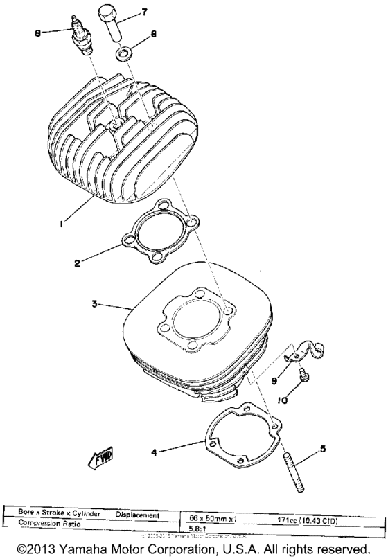 Cylinder head-cylinder