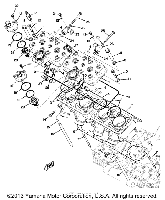 Cylinder head - cylinder