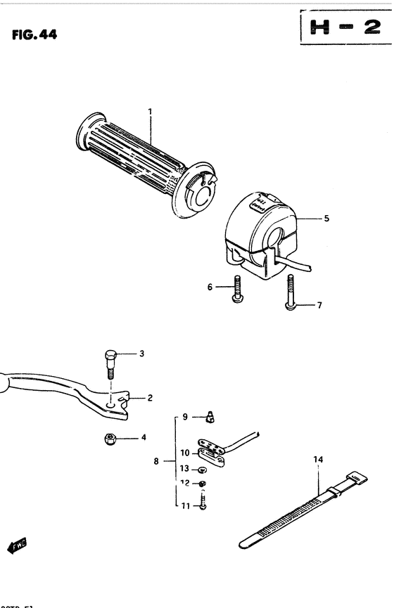Right handle switch