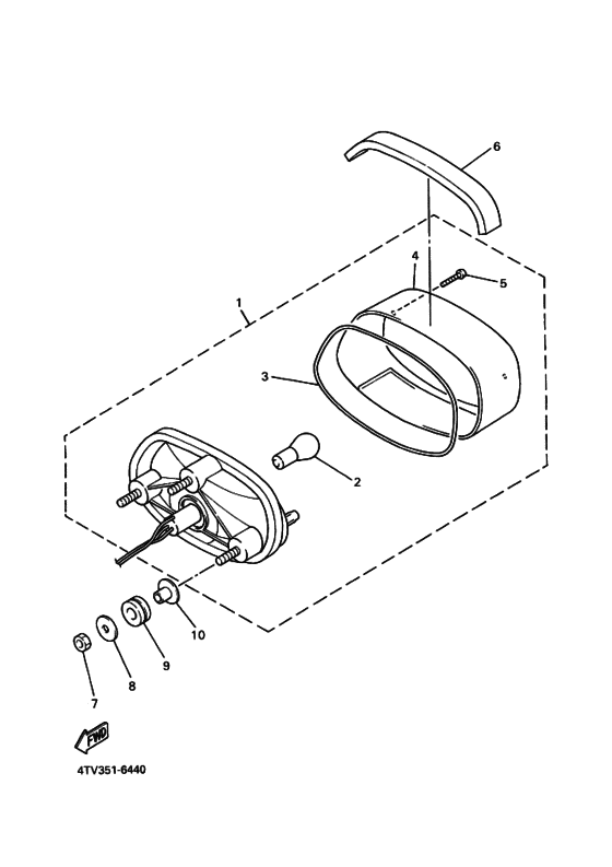 Taillight unit ass`y