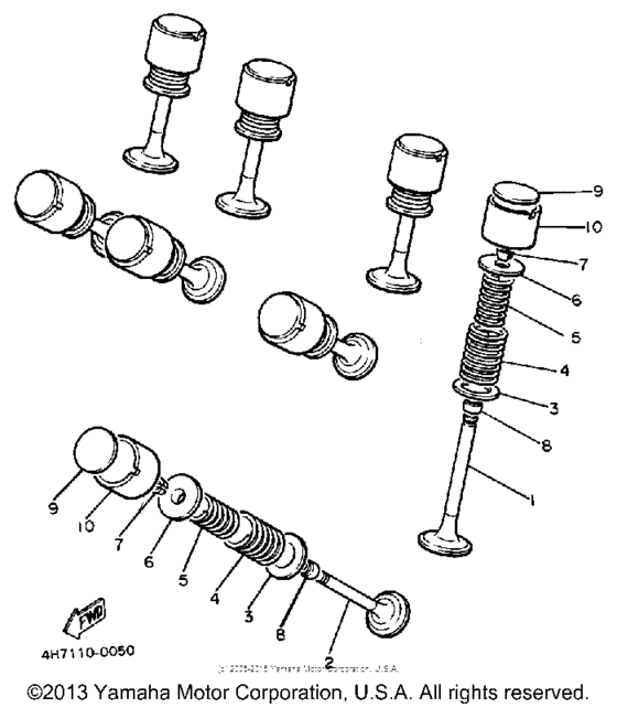 FJ1200TC Клапана