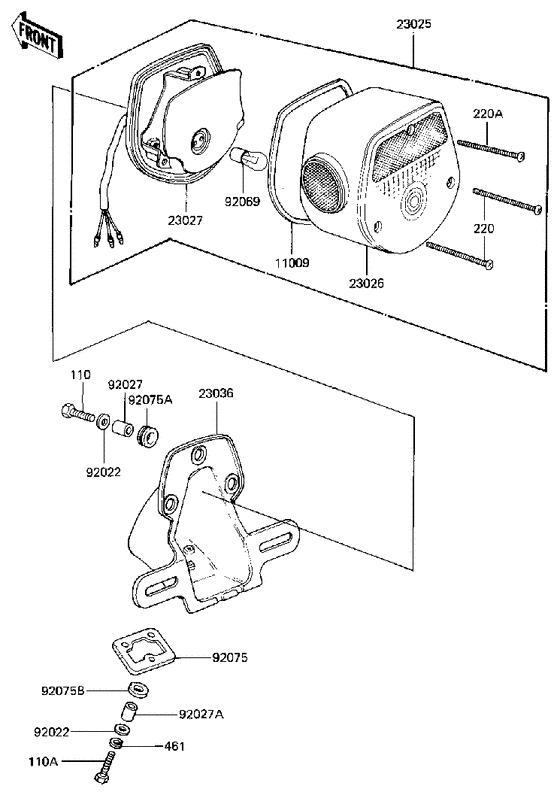 Taillight unit ass`y