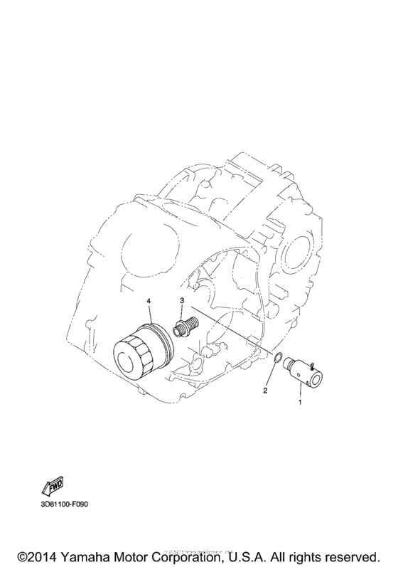 XVS1300A Масляный фильтр