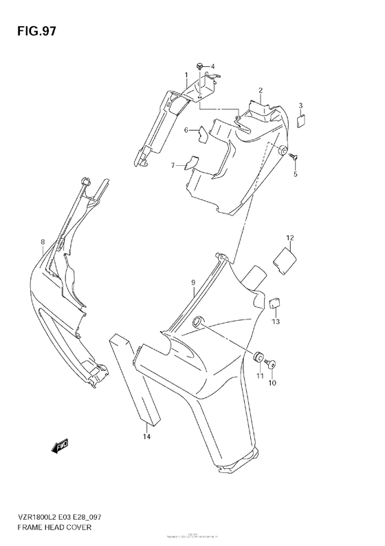 Frame Head Cover (Vzr1800Z L2 E28)