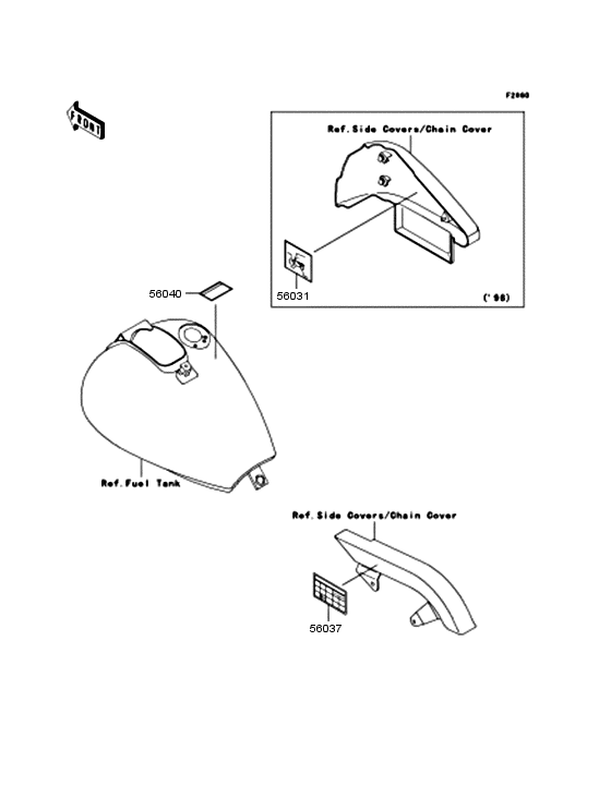 VN800 Наклейки