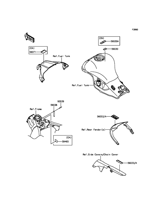 ZX1000 Лейбл предостережения
