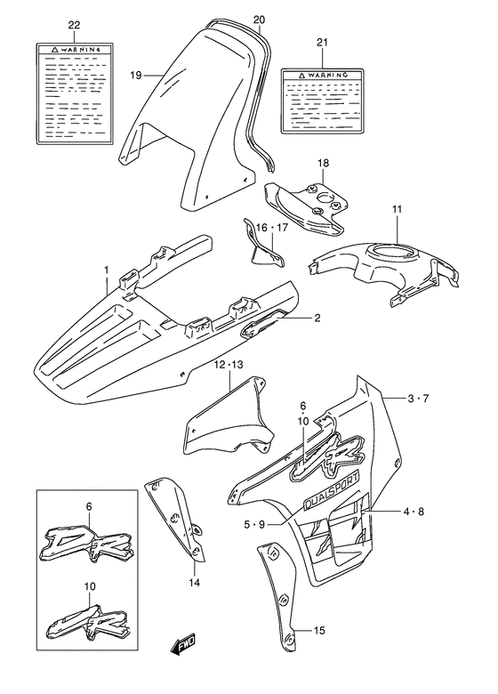 Cowling body