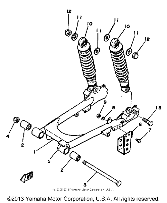 Rear arm - suspension