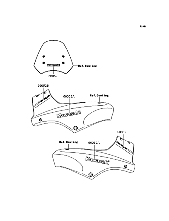 KLE650 Наклейки