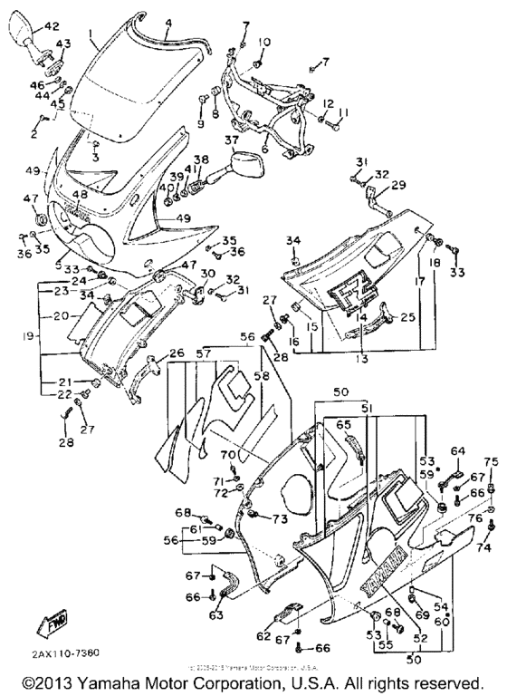 Fairing-cowling