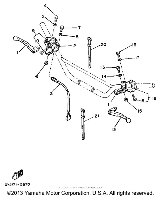 Handle switch - lever