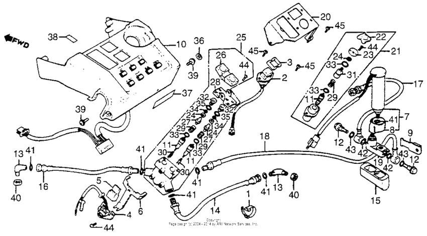 Gl1100a air valve + hose