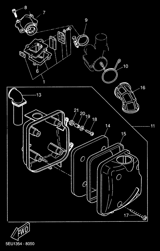 YH50 Впускная система