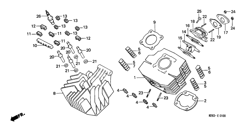 Cylinder/cylinder head