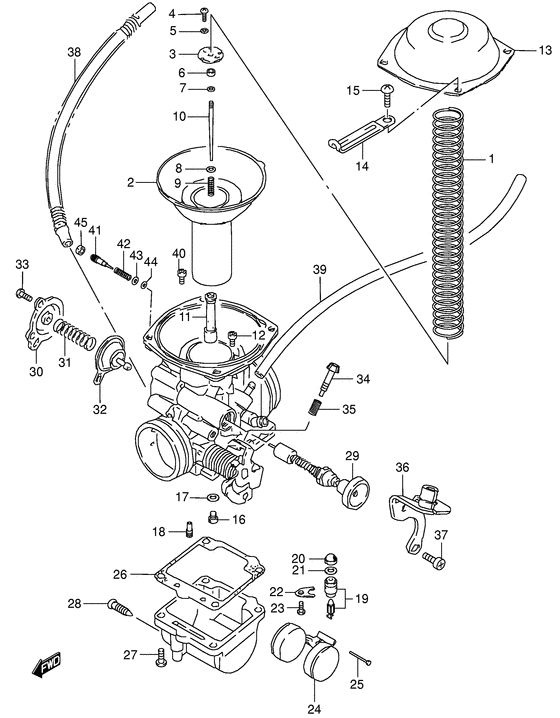 Carburetor assy
