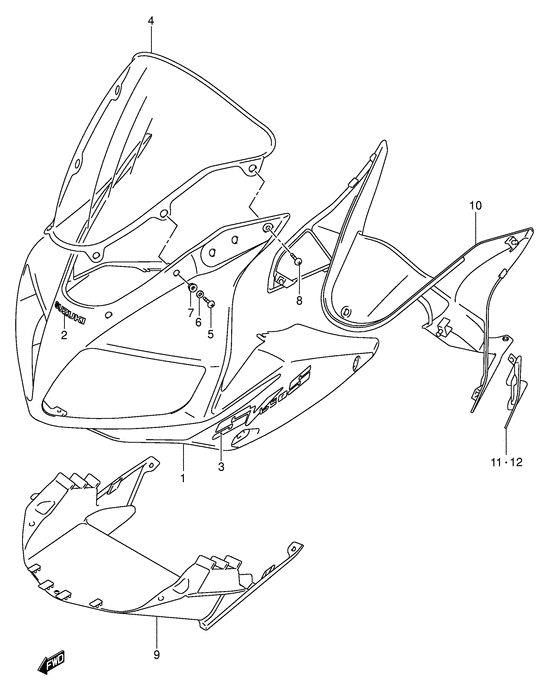 Cowling body