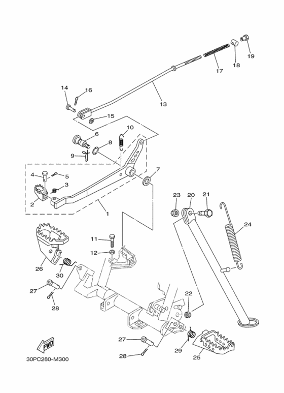 Stand & footrest