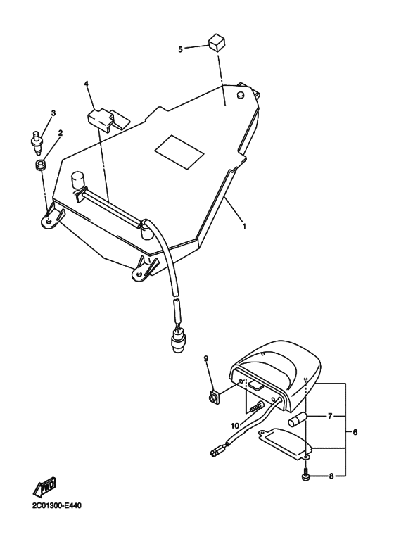 Taillight unit ass`y