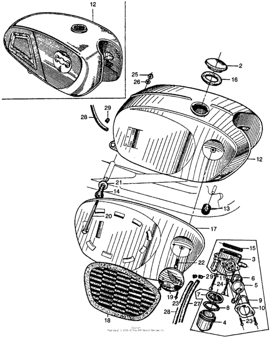 Cb/cl160fuel tank