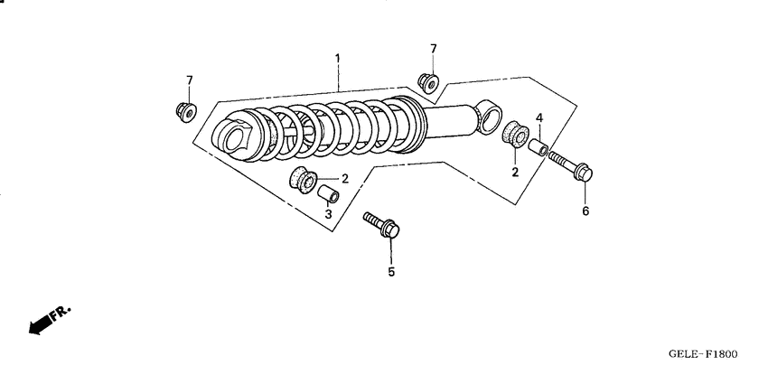 Rear cushion