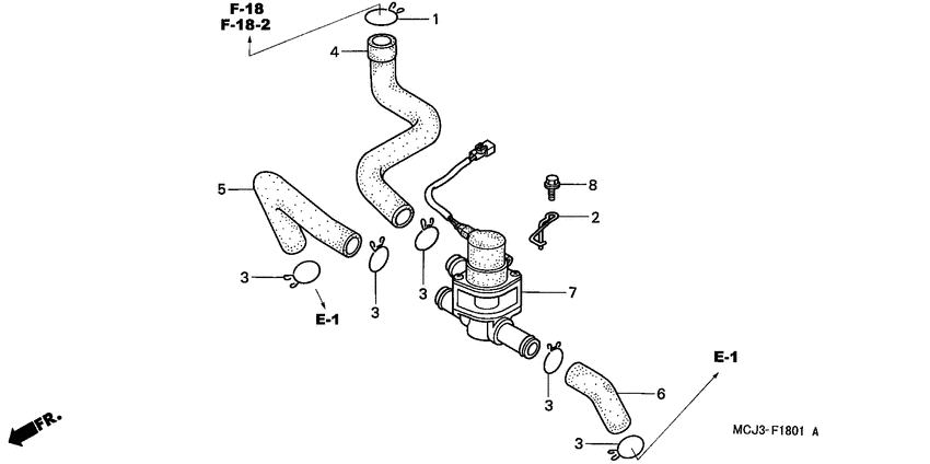 CBR900RR Air injection cont. valve