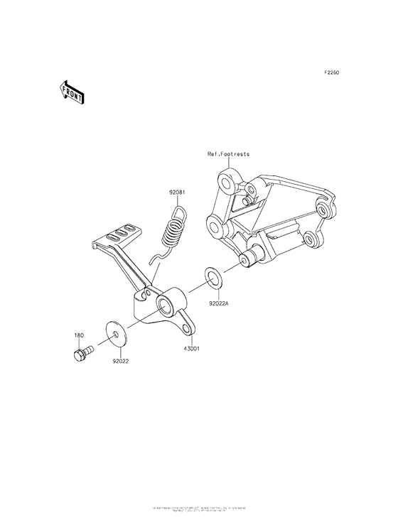 EX300 Педаль тормоза