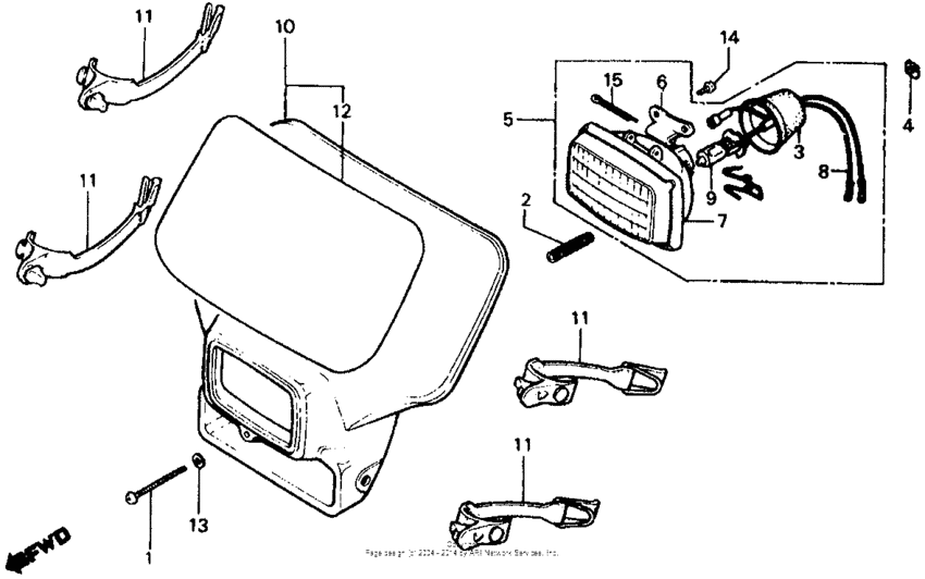 Headlight 83-84