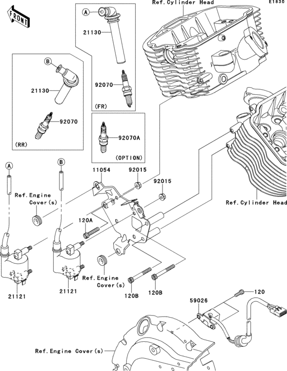 VN900 Система зажигания