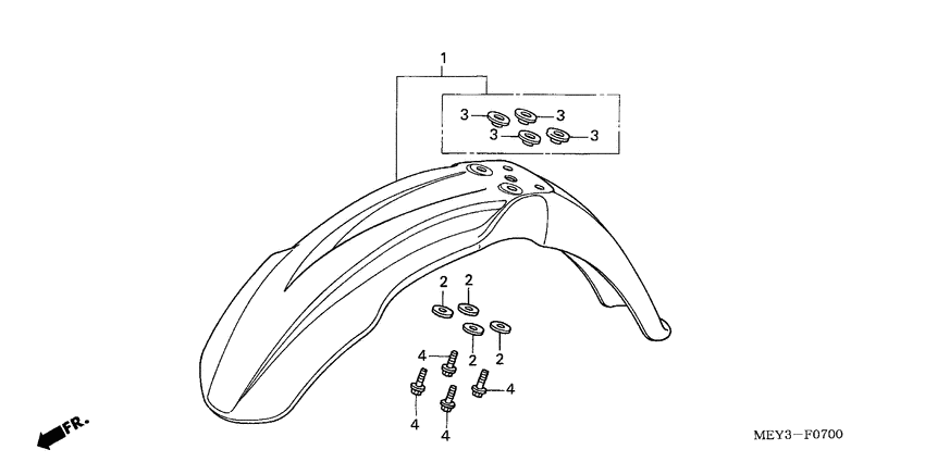  Переднее крыло