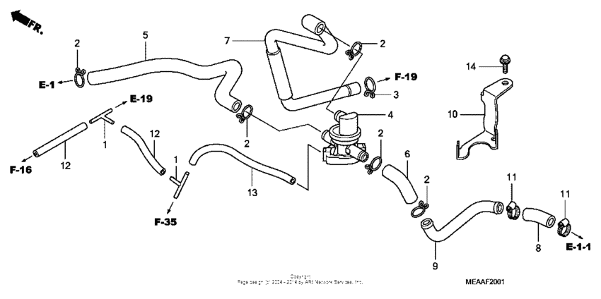 Air injection control valve (ac)