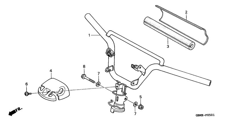 Steering handle/ handle cover