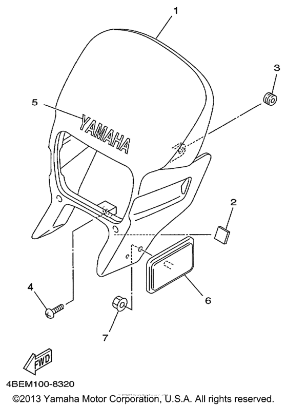 XT225L Обтекатели