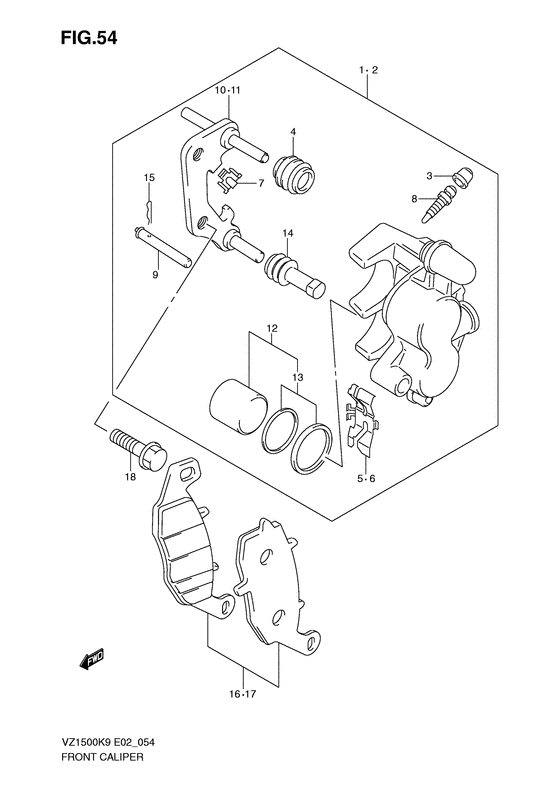 Frront caliper
