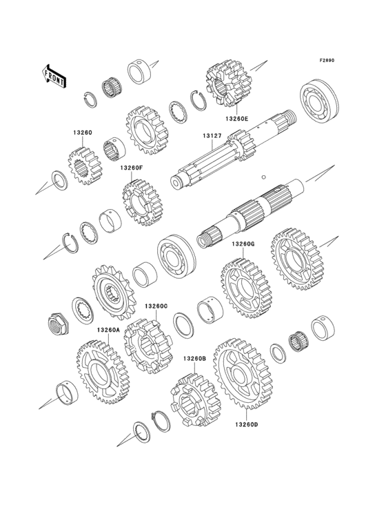 Optional parts(zx-7rr trans.)