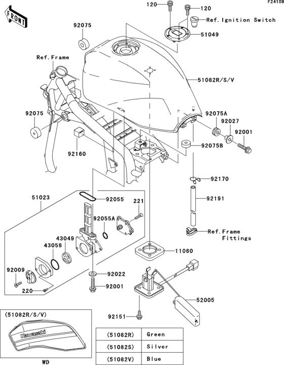 Fuel tank(1/2)(a3p)