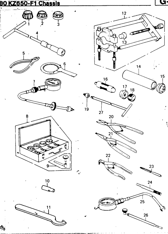 Special service tools "a"