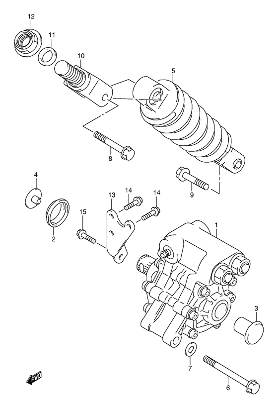 Rear damper