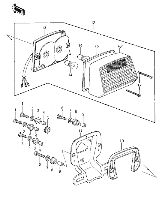 Taillight unit ass`y