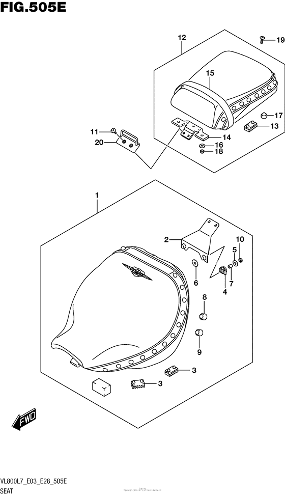 Seat (Vl800Tl7 E28)